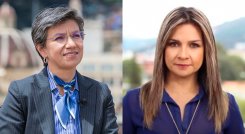 Claudia López y Vicky Dávila 