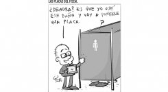 Las placas del fiscal