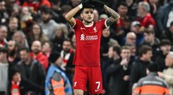 Luis Díaz, extremo del Liverpool. 