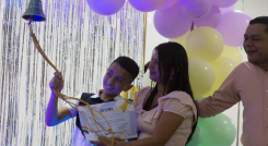 32 niños confirmaron estar libres el cáncer al dar el campanazo de la victoria. 