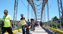Puente Unión, en Puerto Santander, que une con Boca de Grita, en Venezuela/Foto La Opinión
