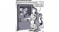 Con la justicia de llave...