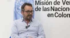 Carlos Ruiz Massieu, representante especial del secretario General de las Naciones Unidas y jefe de la Misión de Verificación de la ONU en Colombia./Foto Juan Pablo Cohen-La Opinión