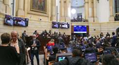 La mesa directiva del Senado convocó para ayer a las 9:00 de la mañana a la plenaria, con el fin de escuchar a distintos sectores sobre los pros y contras de la reforma./ Foto cortesía