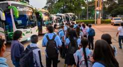 El Ministerio de Educación Nacional asignó $2.769 millones para garantizar el servicio de transporte escolar en la zona de frontera.  Foto: Cortesía  / La Opinión 