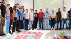 Alrededor de 140 personas procedentes de más de 20 municipios de Norte de Santander se preparan para el encuentro territorial del Nororiente./Foto cortesía colombiano