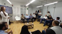 Cristian Verbel, CEO de La Opinión, se sumó al encuentro./ Foto La Opinión