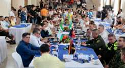Alcaldes del departamento tuvieron mega sesión de trabajo con el goobernador de Norte de Santander. 