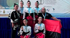 La selección Norte de gimnasia rítmica tuvo buena presentación en Nacional celebrado en Paipa. 