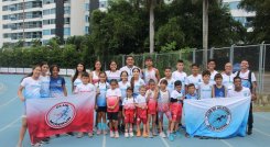 La delegación de atletismo se destacó en Bucaramanga.