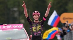 George Steinhauser de 22 años sorprendió en la etapa 17 del Giro de Italia