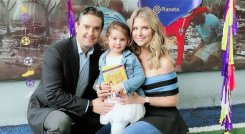 Fruto del matrimonio entre la presentadora y Alejandro Falla, tuvieron una hija, Luna. Nacida el 24 de enero del 2015./ Foto: Instagram