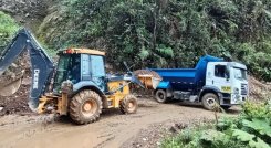 Maquinaria en la zona de   Salazar-Arboledas. / Foto: Cortesía   