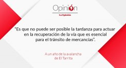 A un año de la avalancha de El Tarrita