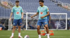 Marquinhos, defensa de la selección brasileña de mayores.