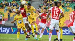 Atlético Bucaramanga y  Santa Fe, listos para el primer duelo de la final.