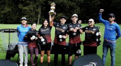 La selección Norte de disc-golf, sorprendió en el Interligas de Bogotá.