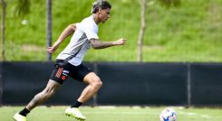 Richard Ríos marcó su primer gol con la selección mayor ante Estados Unidos.
