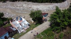 Avalancha en Arboledas. / Foto: Carlos Ramírez / La Opinión 