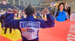 Catalina Lamadrid, judoca cucuteña. Foto cortesía