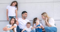 Falcao y su familia 