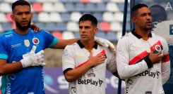 Eduar Esteban, Mauricio Duarte y Hernán Pertuz, Cúcuta Deportivo 2024. 