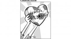 El corazón con la Selección