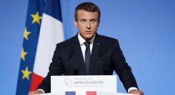 Emmanuel Macron, presidente de Francia.