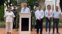 El ministro de Defensa Iván Velásquez ofreció balance positivo sobre las políticas de seguridad implementadas en Cúcuta y el Área Metropolitana.