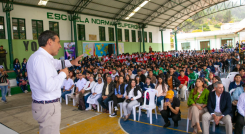 El Ministro de las TIC, Mauricio Lizcano celebró la voluntad del gobernador y alcaldes para impulsar el desarrollo tecnológico en Norte de Santander.