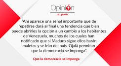 Que la democracia se imponga