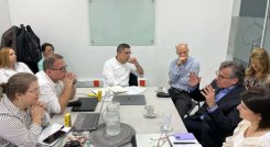 Directivos y agente interventor de EPS Sanitas adelantan diagnóstico de su red prestadora/Foto cortesía