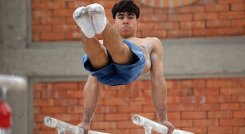 Ángel Barajas, gimnasta cucuteño 2024. 