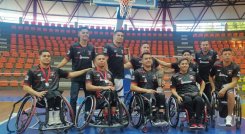 El quinteto de Norte de baloncesto de sillas obtuvo el segundo lugar.