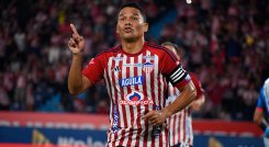 Carlos Bacca, delantero de Junior FC. 