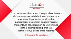 El fantasma del estatismo