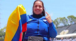 La paraatleta del Valle conquistó este viernes 30 de agosto el oro en el lanzamiento de disco F55.