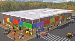 Los PAS contarán con 40 galerías de venta de mercado, 10 locales comerciales, un centro de acopio, cocina y comedor comunitario. / Foto: Cortesía 