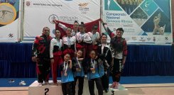Gran presentación lograron las gimnastas en Paipa.