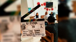 Las plazas y paisajes de la ciudad, se han convertido en un gigantesco set de filmación para la cinta.  