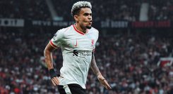Luis Díaz, Liverpool vs. Manchester United. 