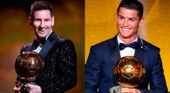 Messi y Cristiano Ronaldo 