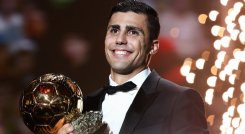 Rodry Hernández, jugador del Manchester City, Balón de Oro 2024.