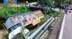 Accidente vía Pamplona 