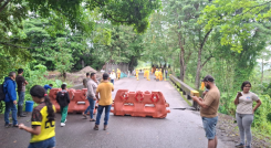 Por riesgo de colapso del puente en el sector La Sanjuana se cerró la vía a Ocaña.