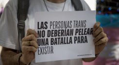 El pronunciamiento busca visibilizar las problemáticas que enfrentan las personas transgénero en Colombia./Foto: Cortesía