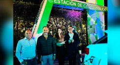 El gerente de CENS, José Miguel González, lideró el acto inaugural./ Foto Cortesía