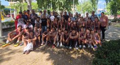 Este el grupo de Cañoneros que estuvo en la capital del Atlántico.