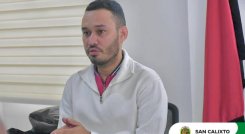 José Luis Balmaceda, alcalde de San Calixto./Foto cortesía