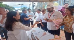 En el marco de los 454 años de Ocaña, los niños muestran el talento para los negocios.